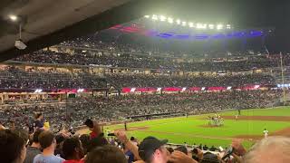 Tomahawk chop at Atlanta Braves game [upl. by Haem861]