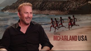 Kevin Costner Interview  McFarland USA [upl. by Wolsniw]