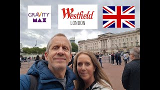 Visiting Gravity Max at Westfield Shopping Centre in Stratford London amp Buckingham Palace [upl. by Wilsey239]