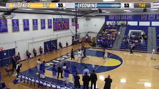 Widener Mens Basketball Highlights Vs No 9 Lycoming [upl. by Eirised35]