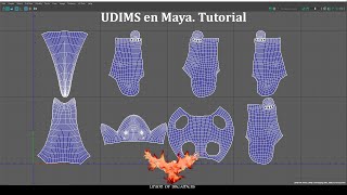 UDIMS en Maya y Substance Painter  UDIMS in Maya tutorial [upl. by Hardunn]