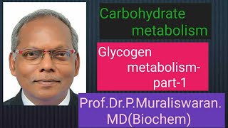 Glycogen part1 Muralis Simplified Biochemistry [upl. by Auot929]