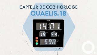 Comment utiliser le capteur de CO2 Horloge Quaelis 18 [upl. by Anabella]