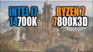 i7 14700K vs 7800X3D Benchmarks  Tested in 15 Games and Applications [upl. by Judi]