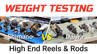 Weight Testing High End Shimano amp Daiwa Reels and Shore Jigging Rods [upl. by Gascony]