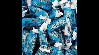 Trying Tootsie Frooties Blue Raspberry [upl. by Lowry73]