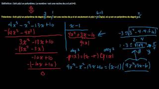 Factorisation division polynomiale  Polynômes degré n [upl. by Amelia]