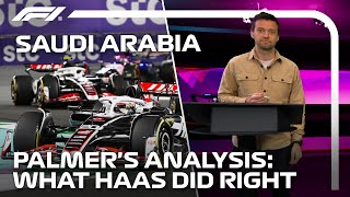 How Haas Antics Secured Points in Saudi Arabia  Jolyon Palmers Analysis  Workday [upl. by Aynwat]