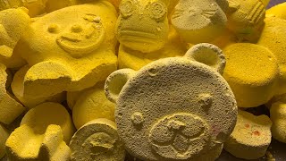 New Yellow variety shapes collab with ​⁠​⁠asmrvideoo2022 Reformed CFD Gymchalk Powder Crunchy [upl. by Adnelg]