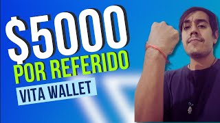 5000 por referido🤑 Vita Wallet [upl. by Mehalek]