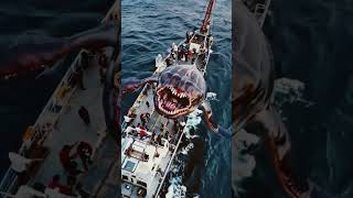 prehistoric sea monsters caught on camera short shorts shortvideo trending [upl. by Parshall]