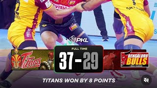 Pro Kabaddi 2024 Today Match Highlight Telugu Titans vs Bengaluru Bulls PKL Season 11 Highlight [upl. by Aix]