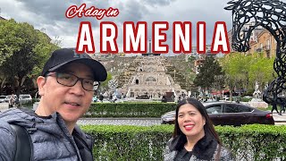 Spending our day in Armenia Sevanavank Monastery Yerevan Cascade Complex… [upl. by Ahsilef]