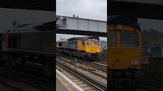 66799 is seen passing on the Eastleigh DF working 4Y19 Mountfield Sidings to Southampton W Docks [upl. by Aehsel]