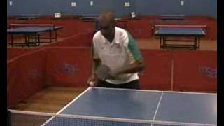 Table Tennis Backhand Push Lesson [upl. by Arrad]