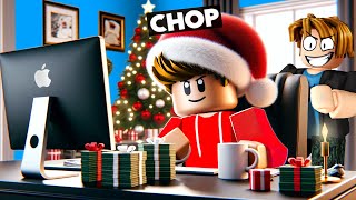 ROBLOX CHOP AND FROSTY START A NEW COMPANY AND GET RICH [upl. by Ydnal]