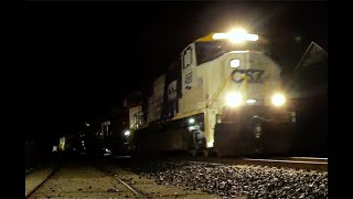 CSX 4568 Descends Donner Pass With ZG2LT14 11724 [upl. by Acinorav841]