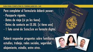 Guía para completar el Formulario DS160 para la Visa de No Inmigrante [upl. by Archibaldo]