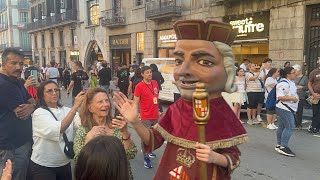 La Mercè 2024 Cavalcade  Giants Dancing Through Barcelona’s Festive Streets [upl. by Ammeg]