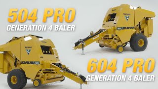 Introducing the 504 Pro G4 and 604 Pro G4 balers  Vermeer [upl. by Odrarej]