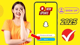 Cómo crear una cuenta de Snapchat 2025  Registrarse en Snapchat Nueva actualización [upl. by Ibbor]