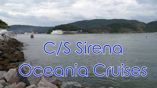 MS Sirena  Oceania Cruises at Santos SP  BRAZIL [upl. by Annayt]