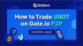 HOW TO TRADE YOUR USDT ON GATEIO P2P  BINANCE ALTERNATIVE [upl. by Refeinnej]