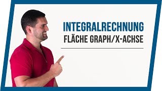 Integralrechnung Fläche zw Graph amp xAchse Beispiel  Mathe by Daniel Jung [upl. by Shute335]