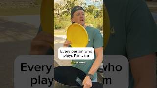 Took a nasty forehand to the dome piece comedy kanjam yardgames outdoors shorts [upl. by Sybille]