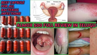 BEST CAPSULE TO TREAT FOR ALL BACTERIAL INFECTIONSALMOX 500 CAPSULE FULL REVIEW IN TELUGU USES DOSE [upl. by Attecnoc156]