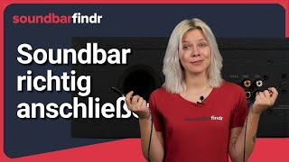 Soundbar an TV anschließen – Alle Anschlüsse erklärt [upl. by Gentes]