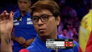 2015 World Cup Of Darts Round 1 Belgium vs Philippines [upl. by Edea]