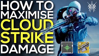 BEST WAY to Use CLOUDSTRIKE  High Burst DPS Exotic Sniper Rifle Build  Beyond Light  Destiny 2 [upl. by Alodee]