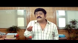 Jaggesh Comedy  ಅಪ್ಪ ಅಪ್ಪ ಚಡ್ಡಿ Post Office ಆಗಿದೆ  Dudde Doddappa Kannada Movie Scene [upl. by Pappas]