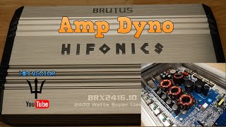 Hifonics amp dyno BRX24161D Big Bang for the buck [upl. by Odelinda282]