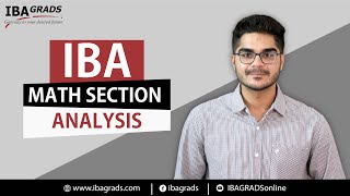 IBA Maths Section Analysis  IBAGrads [upl. by Evyn798]