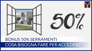 Ecobonus infissi al 50 Come funziona [upl. by Nelleyram]