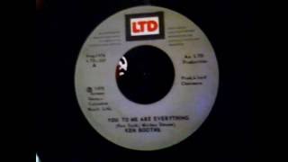 KEN BOOTHE  You To Me Are EverythingVinyl OnlyHD [upl. by Alvie481]