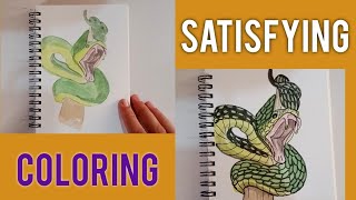 Satisfying coloring video for fun satisfying [upl. by Maddy]