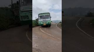 TN govt Ooty Town Bus mass entryTN private Bus horn soundtnbus hornsound ooty hills travel [upl. by Merrow]