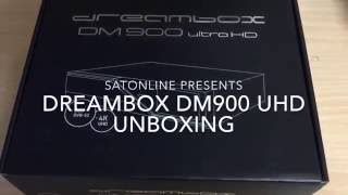 Dreambox DM900 UHD Unboxing [upl. by Assyral]