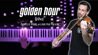 JVKE  golden hour  Piano amp Violin Cover by Pianella Piano amp Louis Pier Racicot music4humans [upl. by Concepcion]