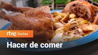 Cómo hacer Pularda rellena  Hacer de comer  RTVE Cocina [upl. by Harmonie676]