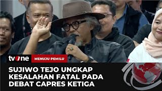 Sujiwo Tejo Prabowo di Debat Sesi 3 Tidak Diperlakukan sebagai Capres Ini Fatal  tvOne [upl. by Jeroma]