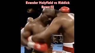 Evander Holyfield vs Riddick Bowe III Evander Holyfield KO shorts [upl. by Florina]