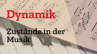 Dynamische Zustände in der Musik forte fortissimo  piano pianissimo  sforzato Musik analysieren [upl. by Bolme]