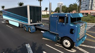 Badass Kenworth Bullnose Truck  American Truck Simulator  ATS  MOD [upl. by Nwavahs]