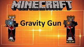 Minecraft GRAVITY GUN MOD [upl. by Anaihsat]