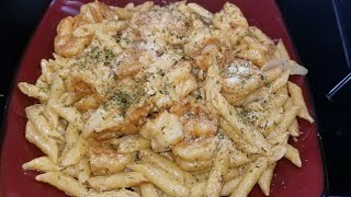 Easy Shrimp Alfredo Penne Pasta [upl. by Naharba]