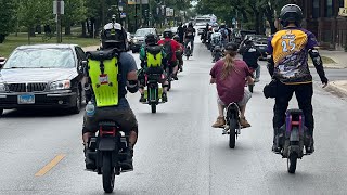 50 MPH High Speed Electric Unicycle Group Ride  GMOB 2024 [upl. by Hamaso]